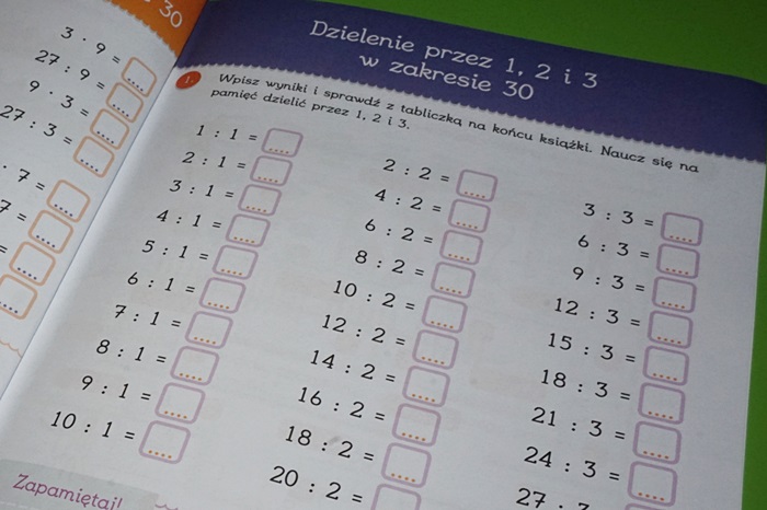 Tabliczka mnożenia - zeszyty ćwiczeń