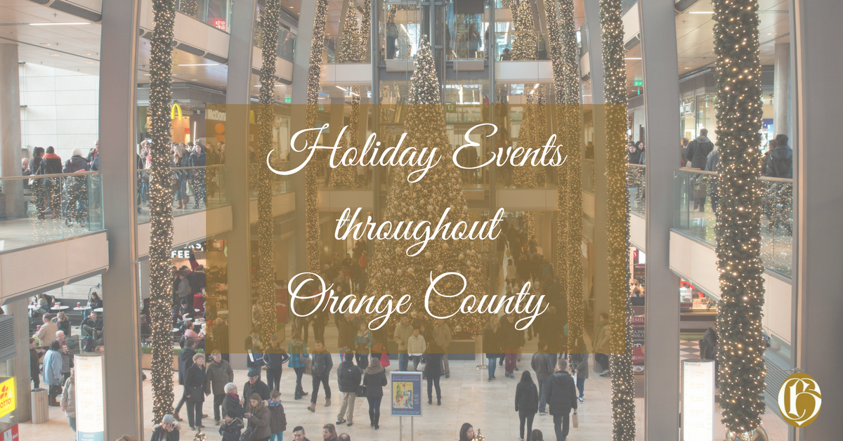 OC Luxury Life Holiday Events throughout Orange County, Ca this December!