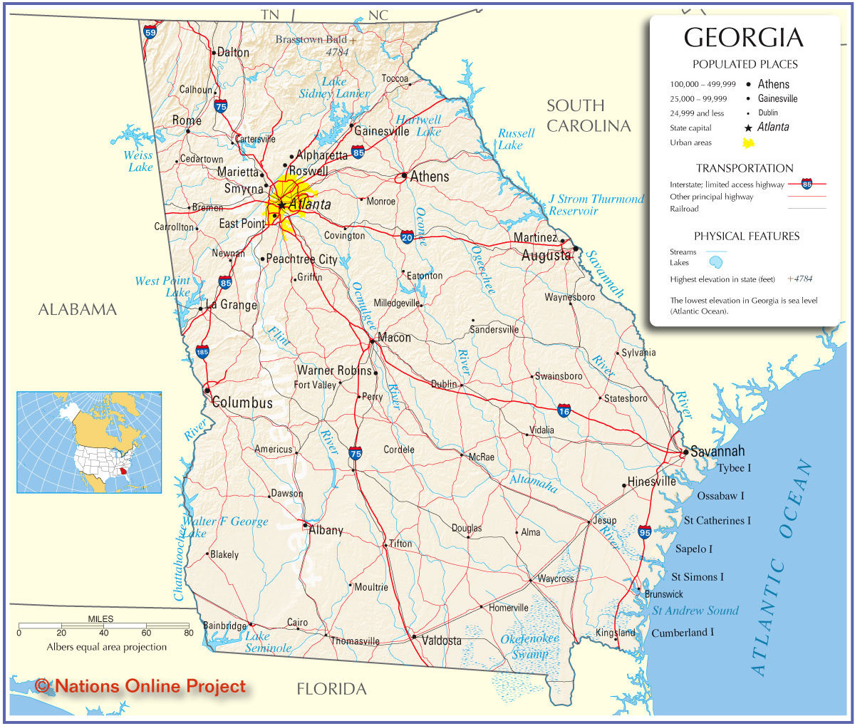 Georgia Map