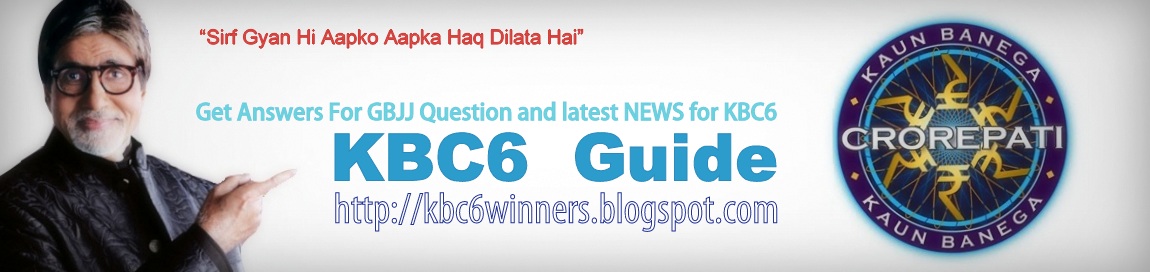 A guide to win in KBC 6