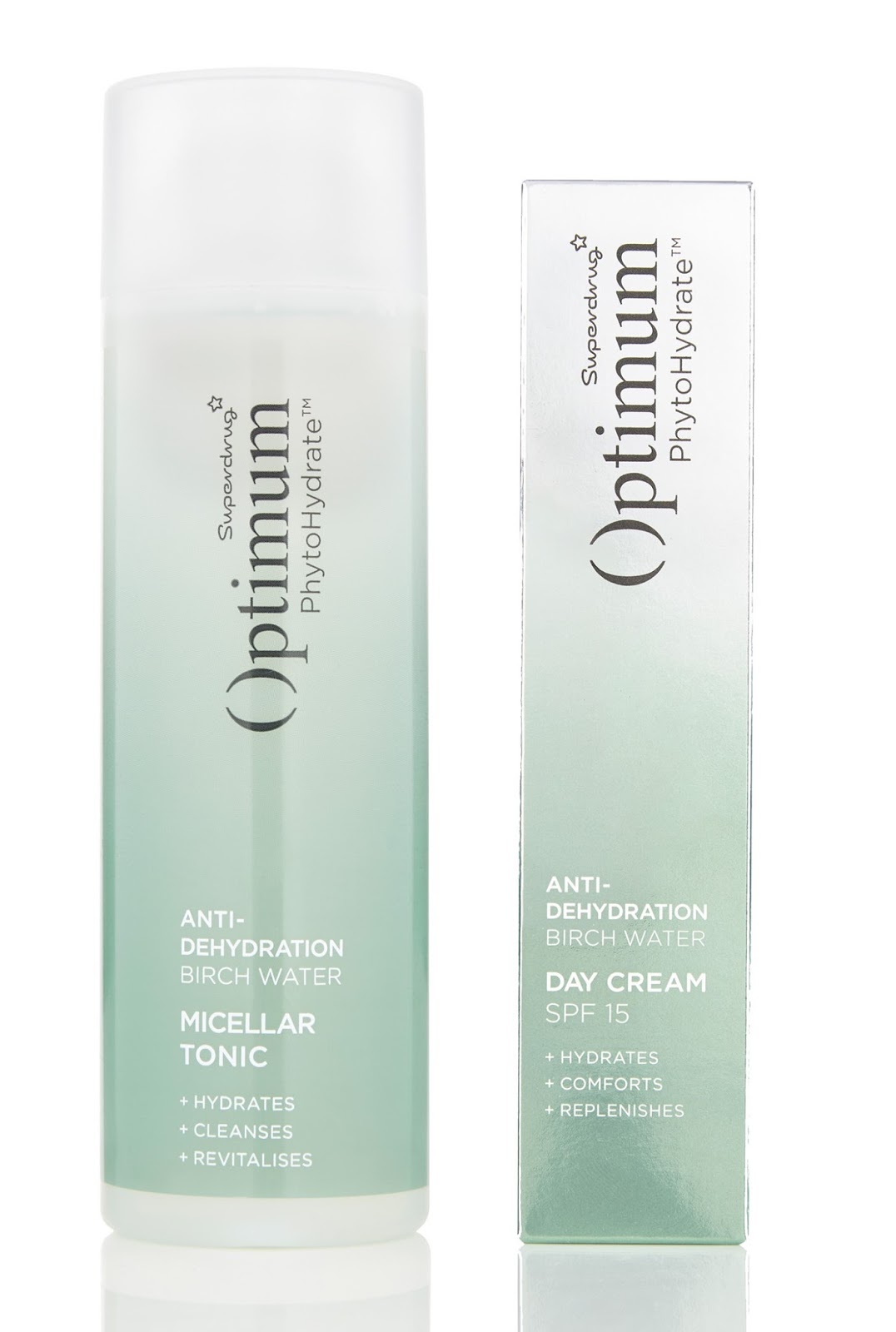 Optimum PhytoHydrate AntiDehydration Birch Water Micellar Tonic & Day