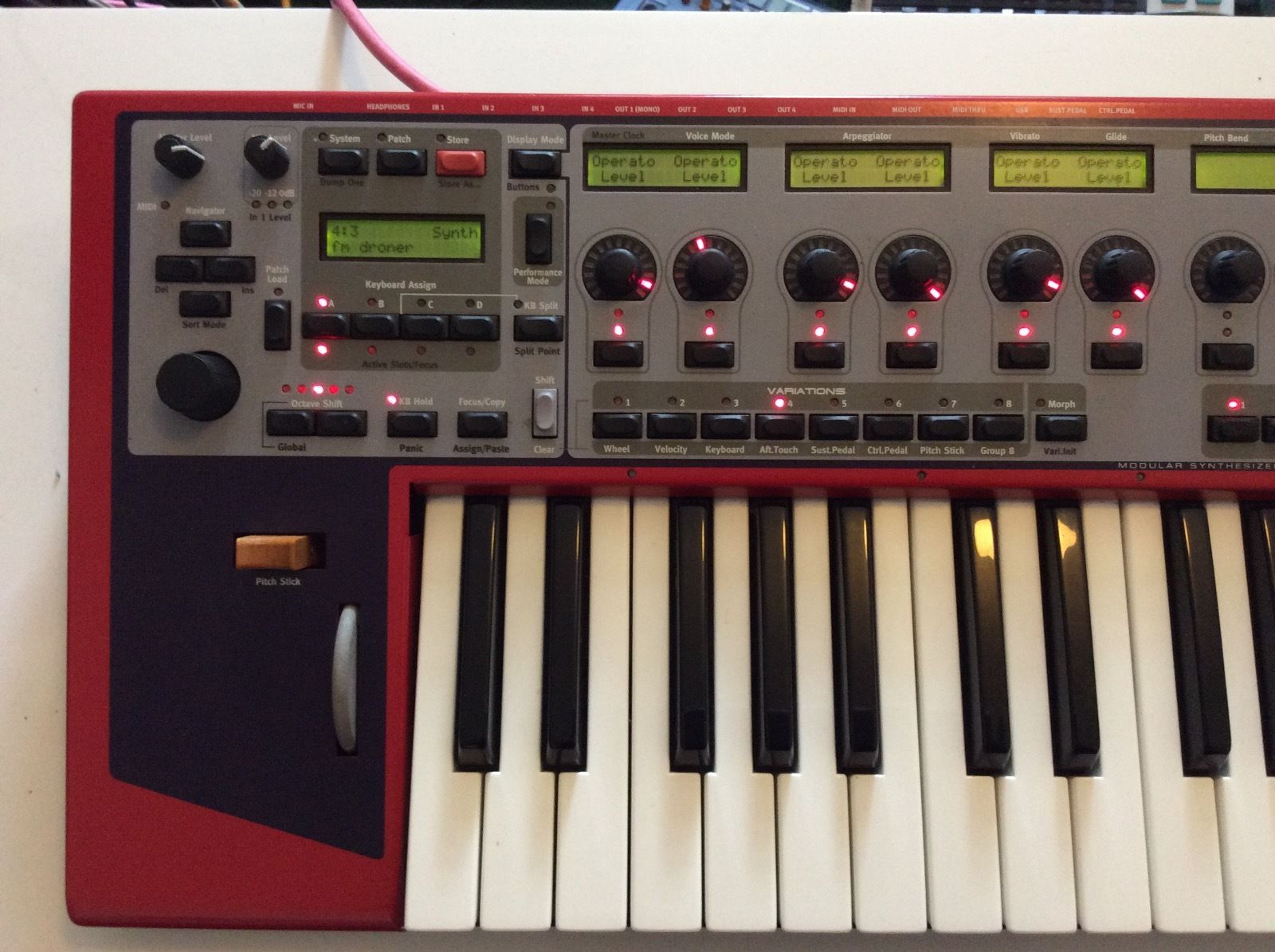 MATRIXSYNTH Clavia Nord Modular G2 Modular Synth Keyboard
