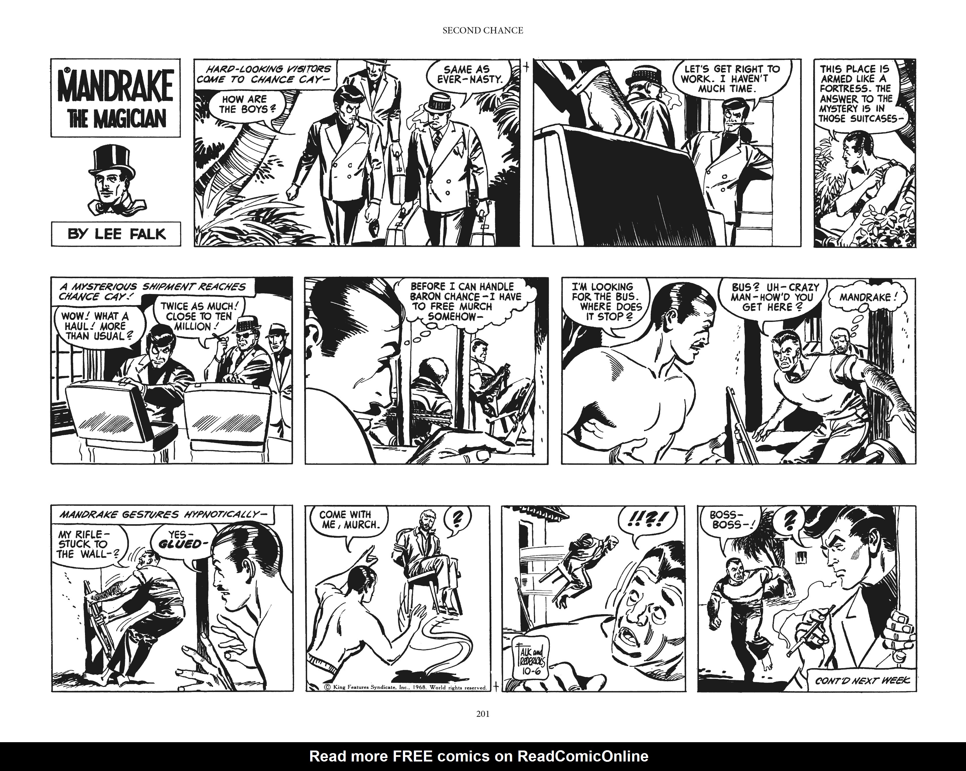 Read online Mandrake the Magician: The Fred Fredricks Sundays comic -  Issue # TPB (Part 3) - 2