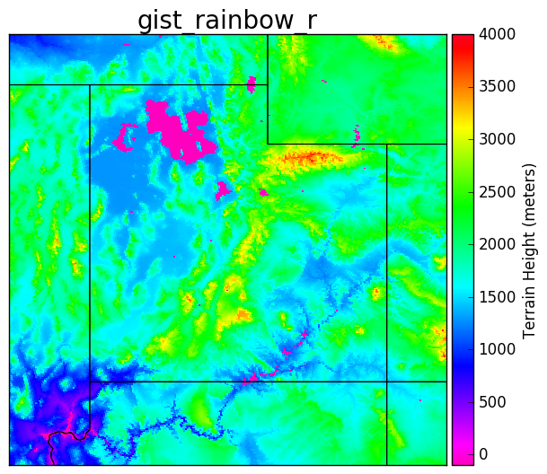 Brian Blaylock's Python Blog: python colormaps