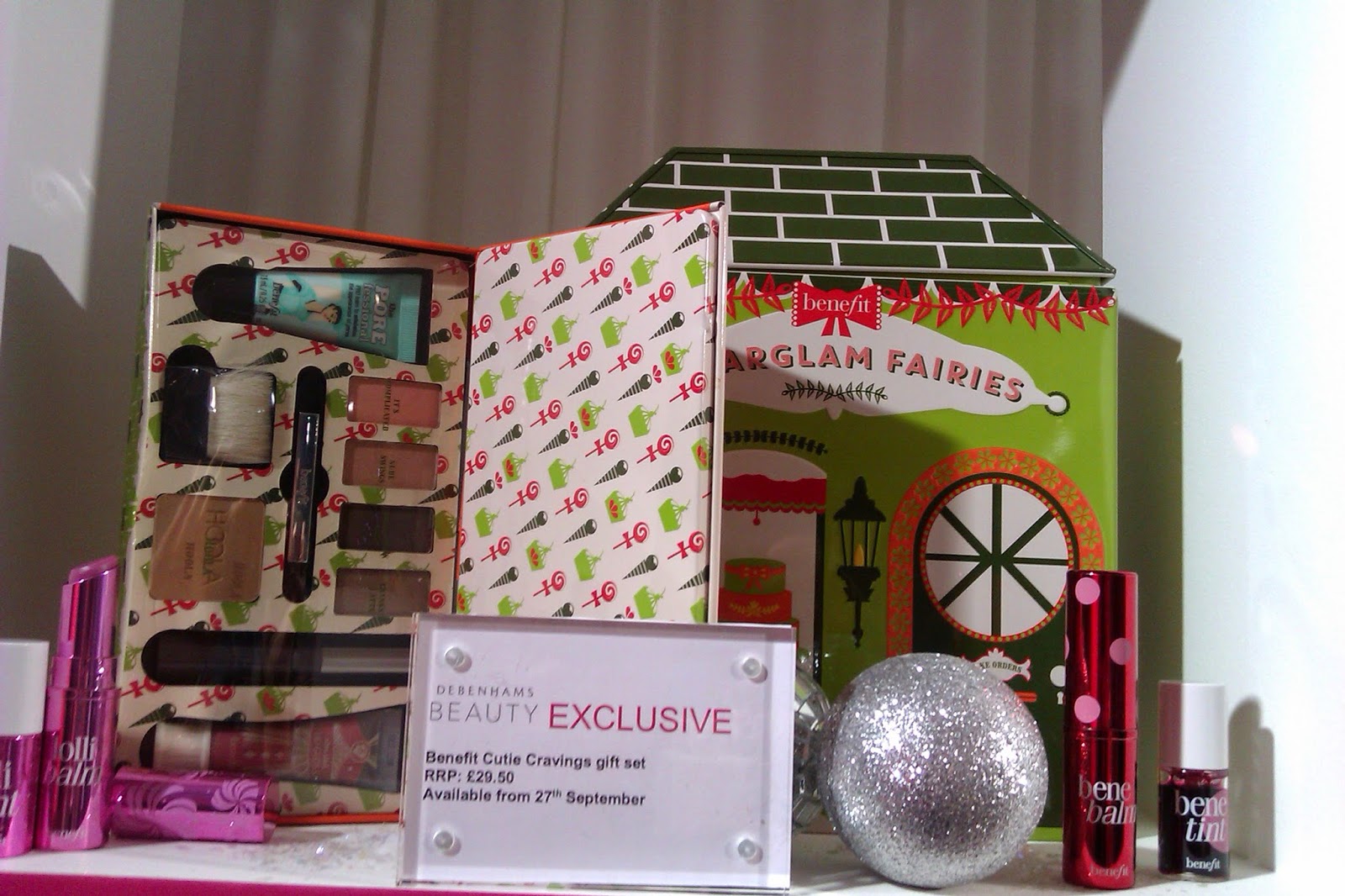 frumpy to funky Debenhams Beauty Christmas Press Day