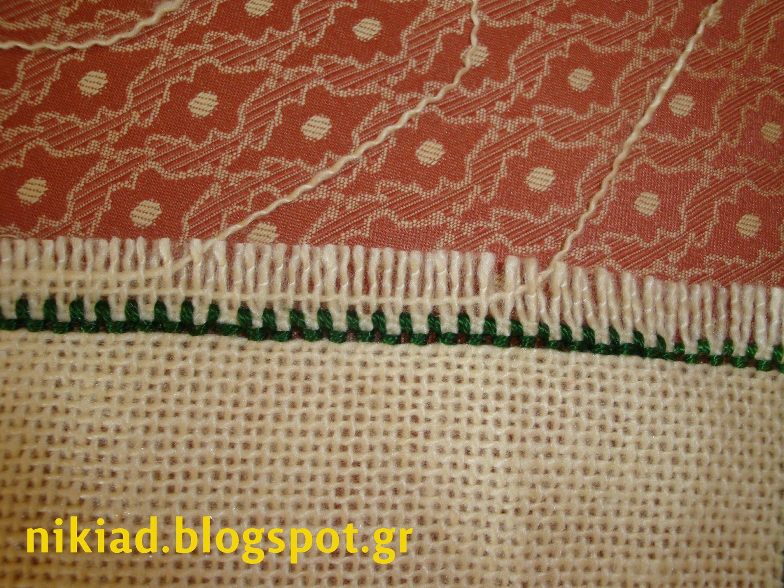 Χειροτεχνήματα Πώς να μην ξεφτίζει η λινάτσα ή το λινό / How to keep