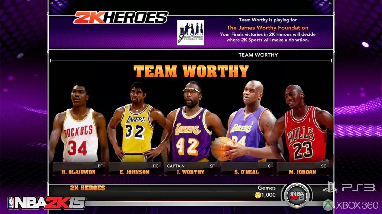 Team Worthy - NBA 2K15 2K Heroes Mode