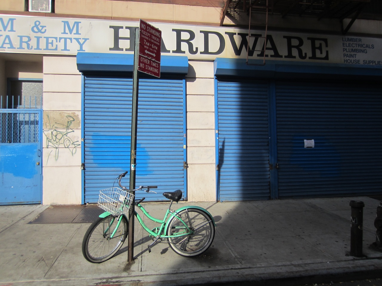 EV Grieve M&M Variety Hardware space for rent on Avenue B