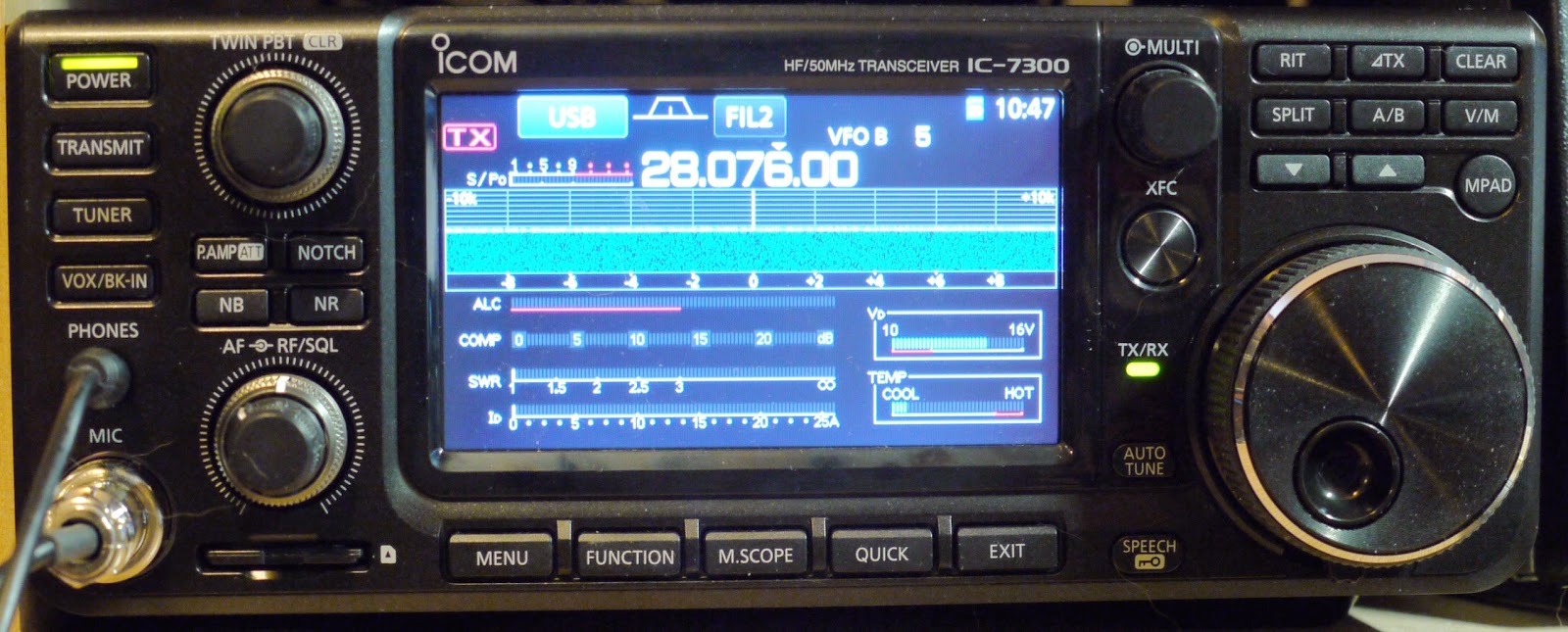Comentarios y opiniones Icom IC-7300 emisora HF + 50 MHz + 70 MHz p