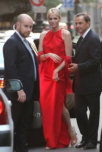 Princess Charlene of Monaco attended Van Cleef and Arpels Exhibition Launch at Musee Des Arts Decoratifs in Paris