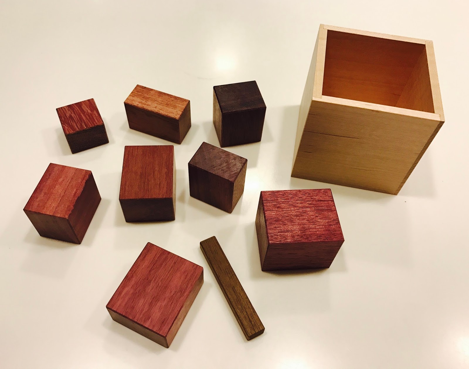 Jerry's Mechanical Puzzle & Brain Teaser Collection 9 Blocks Box & 9