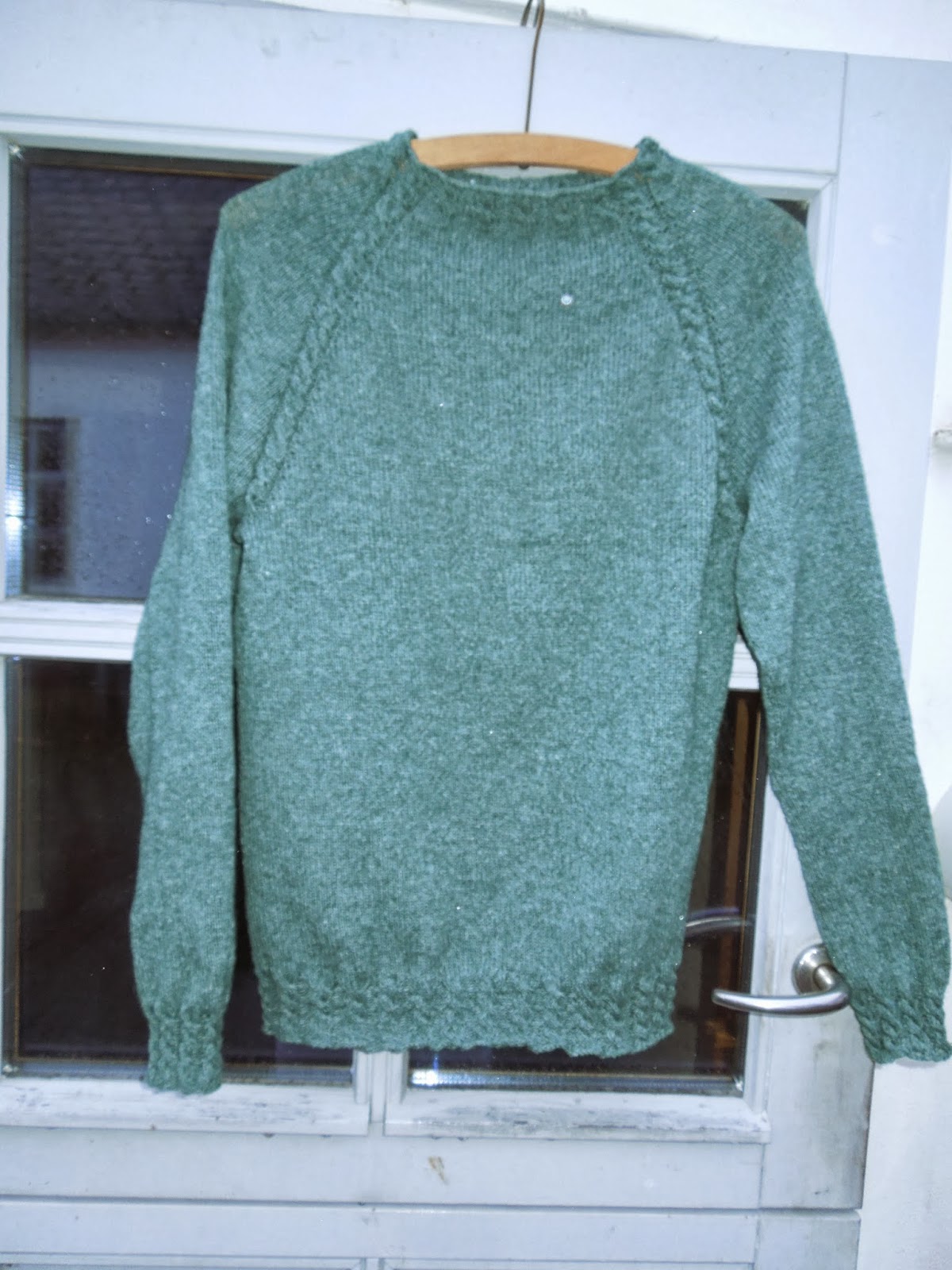 Susans strikketøj: første top-down sweater