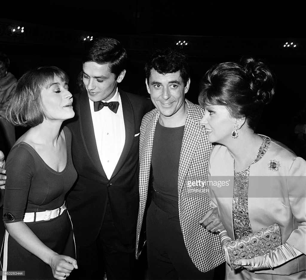 ALAIN DELON ANNIE GIRARDOT & RENATO