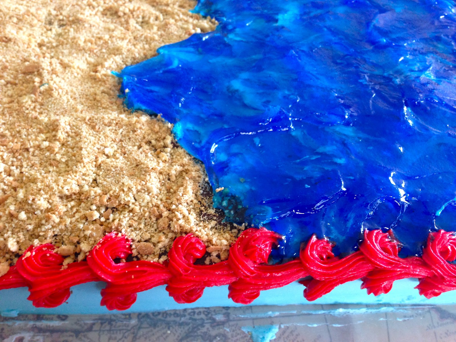 3 Little Things...: Easy Homemade Pirate Cake