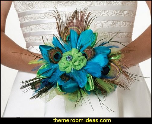 Peacock Feather Bouquet Wedding decorations - bridal bouquets - wedding themes - wedding decorating props - wedding supplies - wedding dress for bride - favor boxes - bridal veils - Peacock Feather Bouquet Wedding decorations - bridal bouquets - wedding themes - wedding decorating props - wedding supplies - wedding dress for bride - favor boxes - bridal veils -