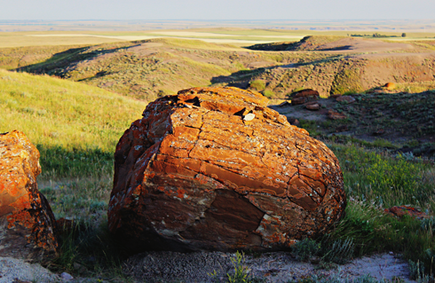 red rock coulee natural area alberta