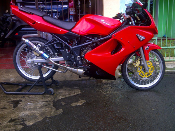 Inspirasi Terpopuler 18+ Modifikasi Ninja Rr Velg Standar