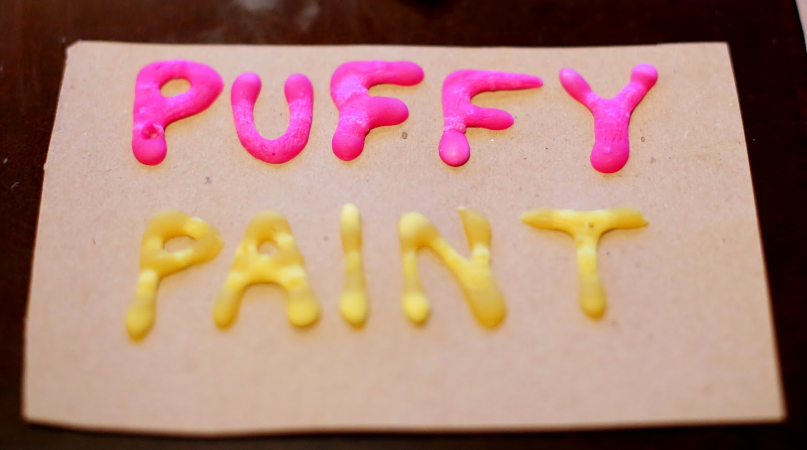 Spring Scented Microwave Puffy Paint Recipe