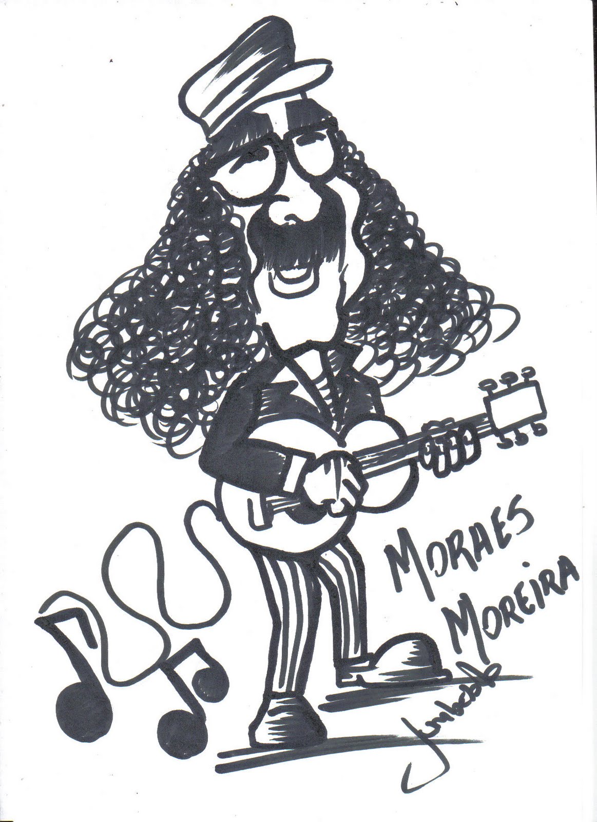 Caricaturas: Moraes Moreira