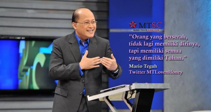 Biografi Mario Teguh Motivator Hebat Indonesia