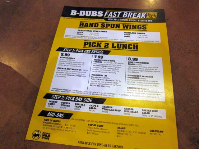 Buffalo Wild Wings Introduces New Express Lunch Menu For When You Re In A Hurry