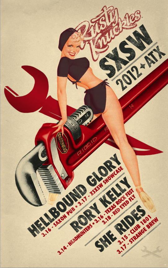 Rusty Knuckles Music Featured Acts At SXSW 2012 Rusty Knuckles Motors and Music for True