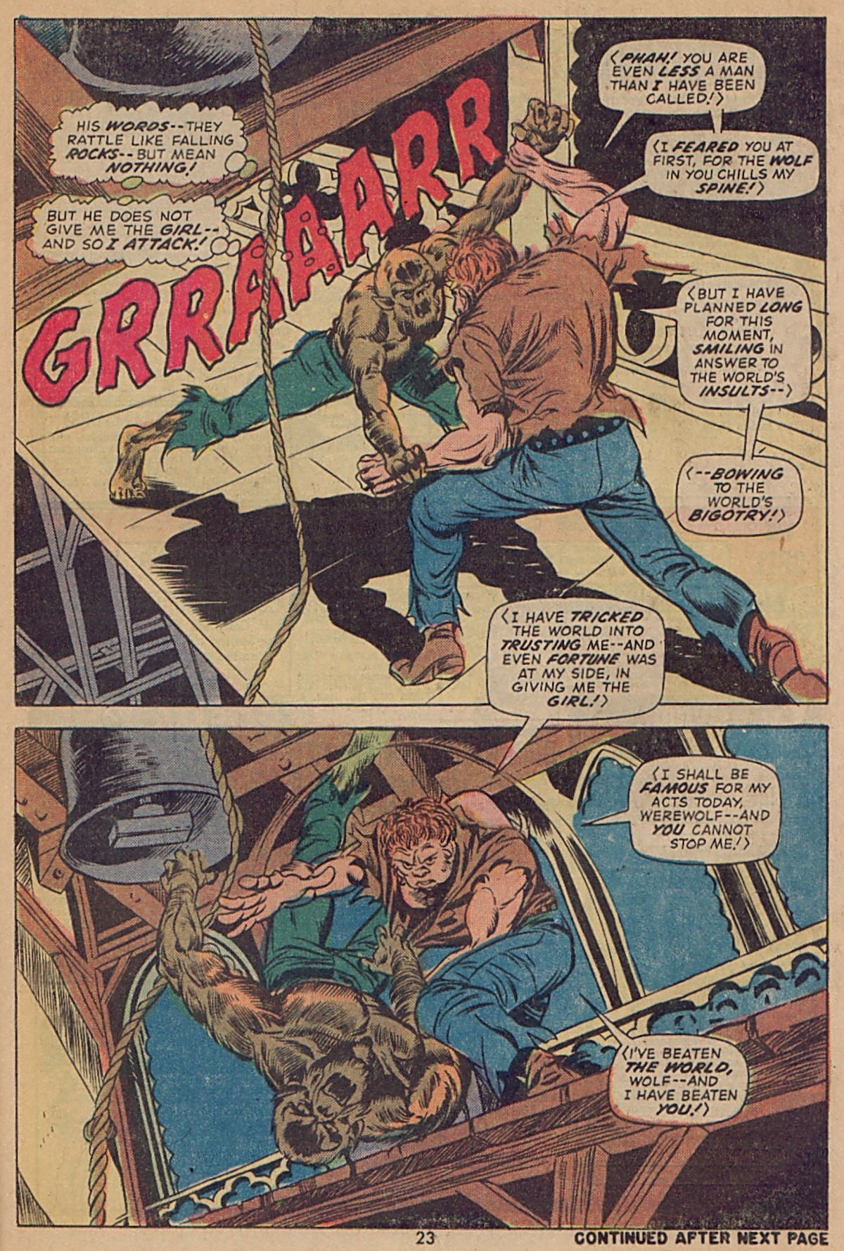 Read online Werewolf by Night (1972) comic -  Issue #16 - 17