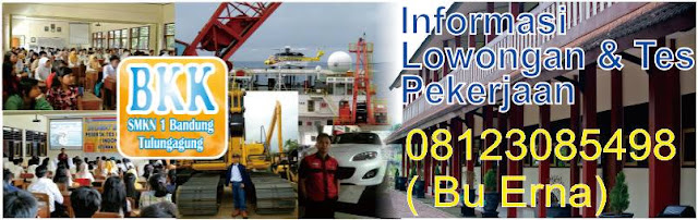 Kontak BKK SMKN 1 Bandung Tulungagung | BKK SMK Negeri 1 Bandung