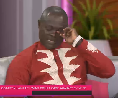 unnamed Video: Ghanaian football legend Odartey Lamptey cries as he reveals how he discovered 3 kids with ex-wife of 21-years were not his