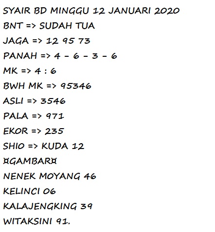 Prediksi Syair Sgp 12 Januari 2020 Pangkalantoto Prediksi Syair Sgp 12 Januari 2020 Pangkalantoto