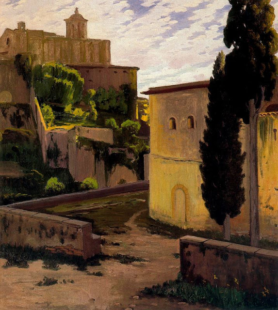 Santiago Rusiñol / 'Pelando la pava', 1892, Óleo sobre tela, 81 x