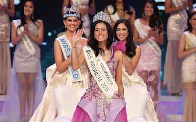 Maria Harfanti Miss Indonesia Tahun 2015