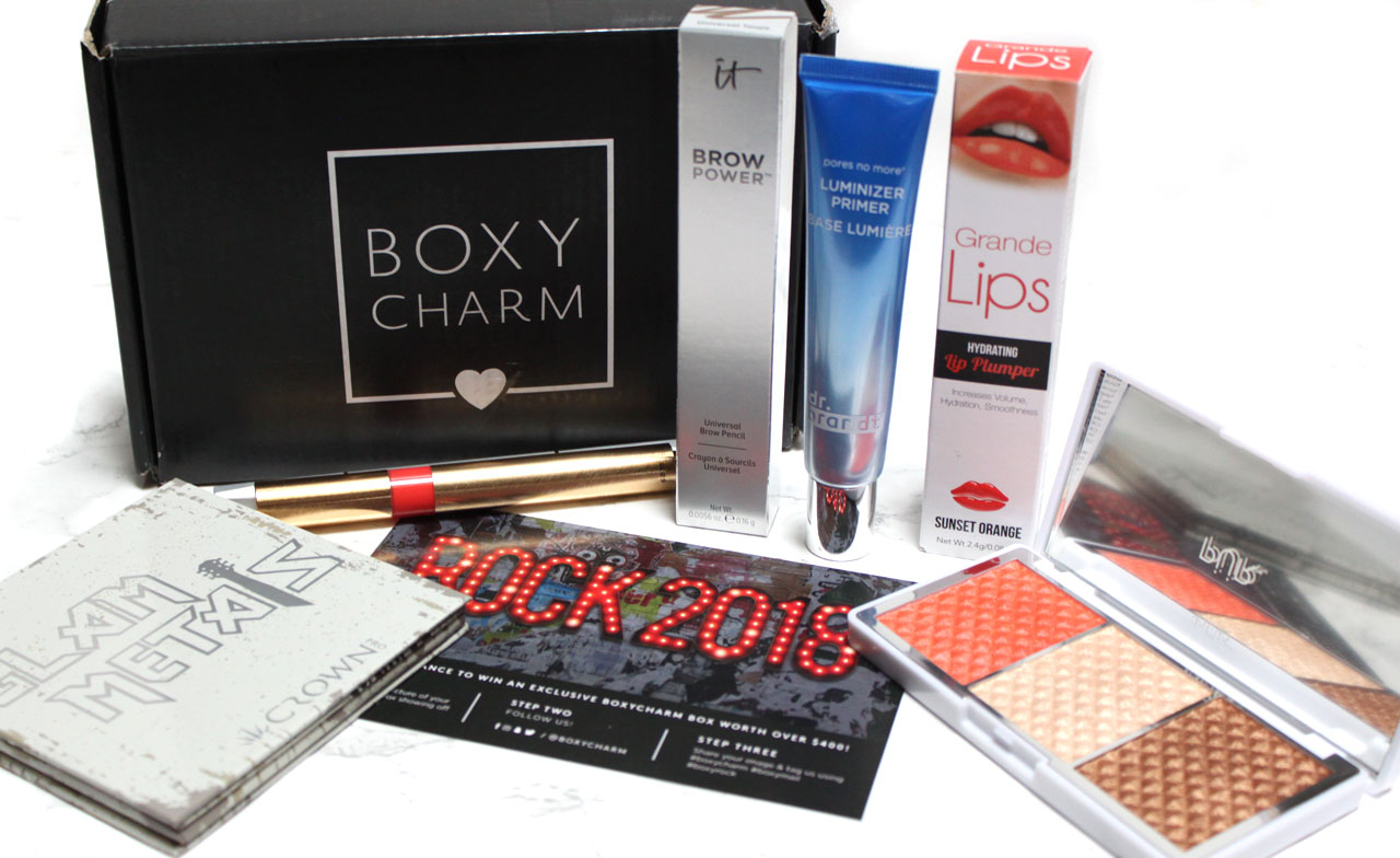 monroe misfit makeup beauty blog boxycharm rock 2018 subscription box