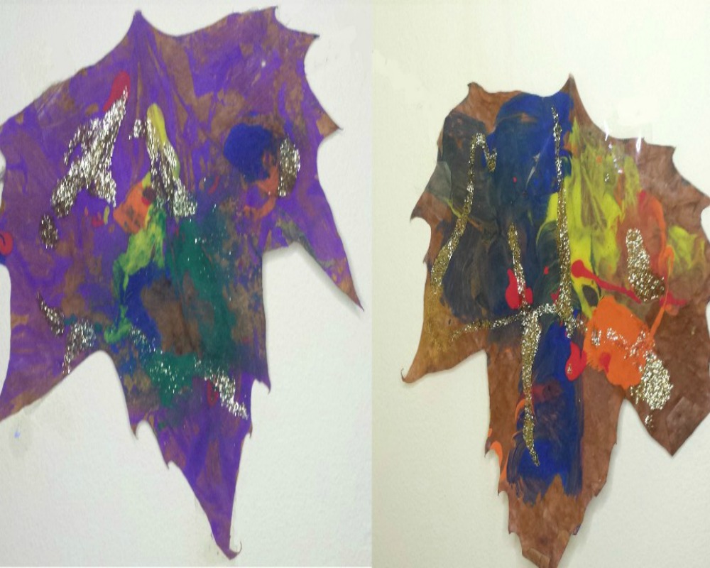 4 Autumn Leaf Activities For Little Ones - Painted Leaves