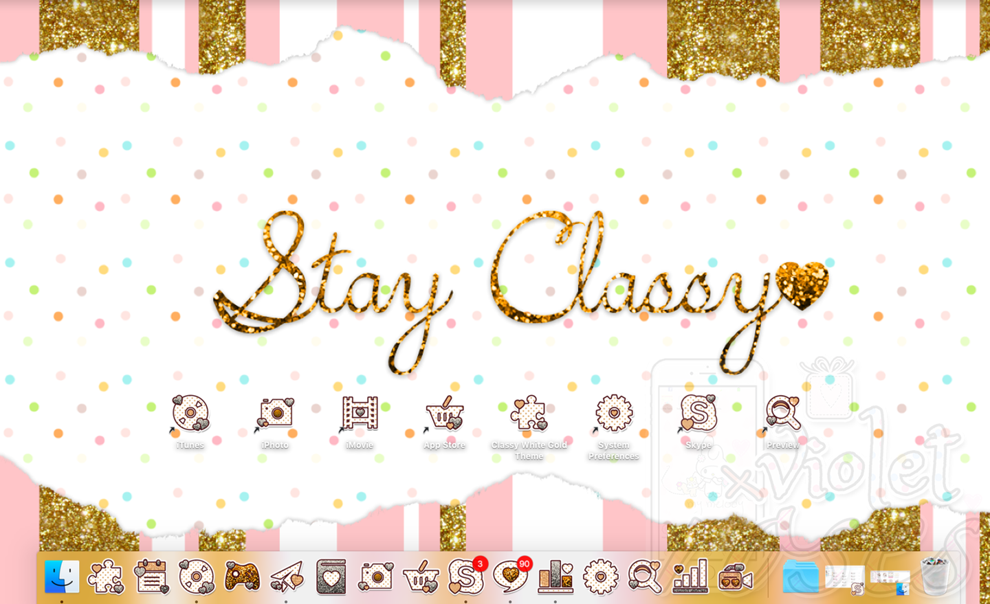 Stay Classy Desktop Wallpapers - xvioletroses - Cute Phone Themes
