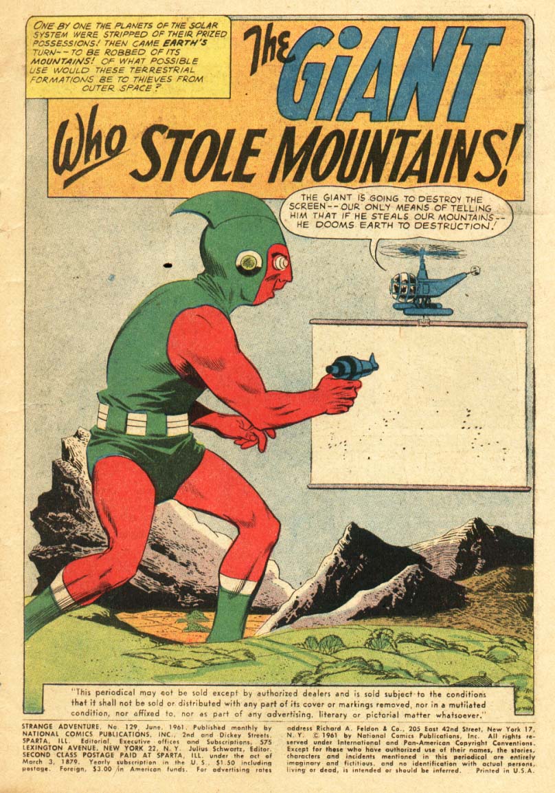 Read online Strange Adventures (1950) comic -  Issue #129 - 3