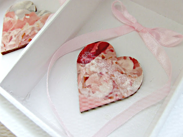 ślubne pudełeczko pudełko na obrączki w pastelowe kwiaty Eco Manufaktura
