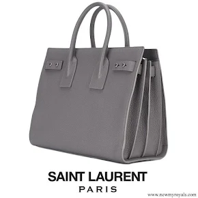 Princess Iman carried SAINT LAURENT Sac de Jour Tote