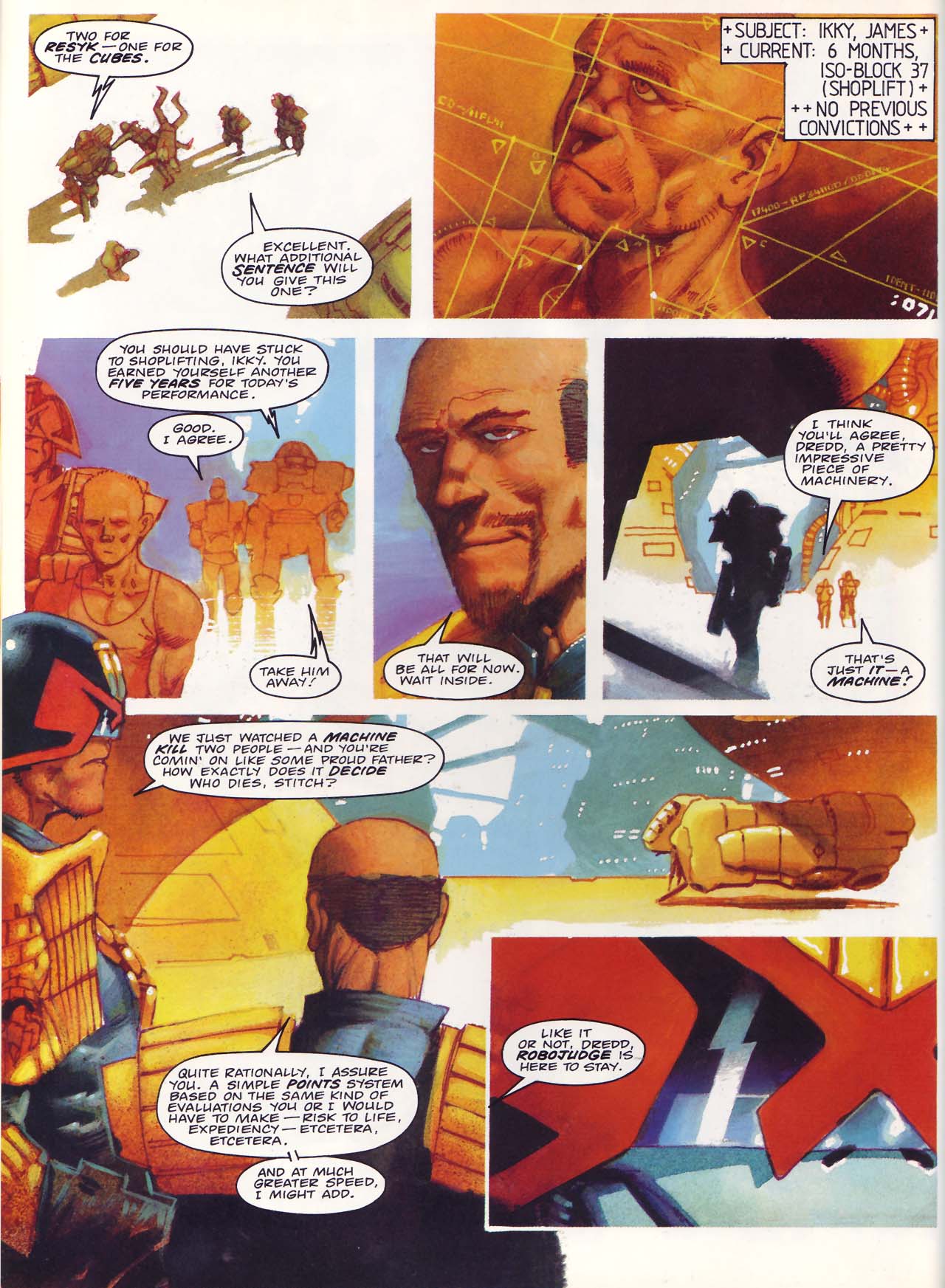 Read online Judge Dredd: Mechanismo comic -  Issue # TPB - 21