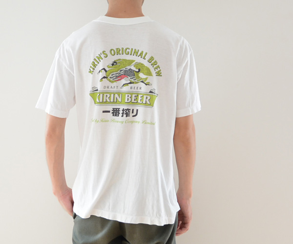 キリンビール　KIRIN　一番搾り　90年代 ヴィンテージＴシャツ　日本製　レア