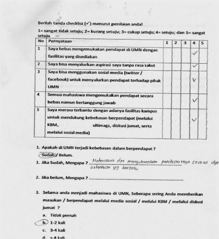 Contoh Angket Tertutup Tentang Media Sosial | My XXX Hot Girl