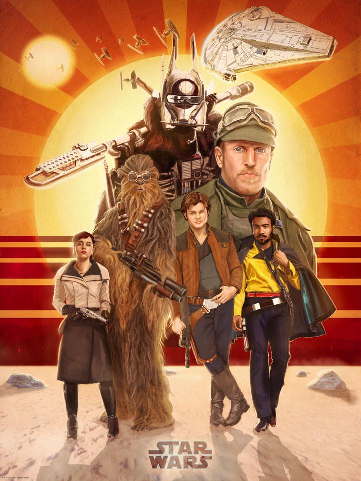 The Blot Says... Solo A Star Wars Story Prints by Dark Ink Art, Danny