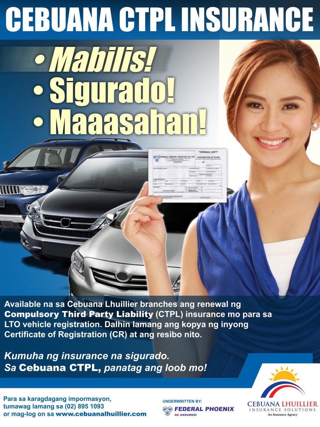 Cebuana Lhuillier Links to Federal Phoenix for CTPL