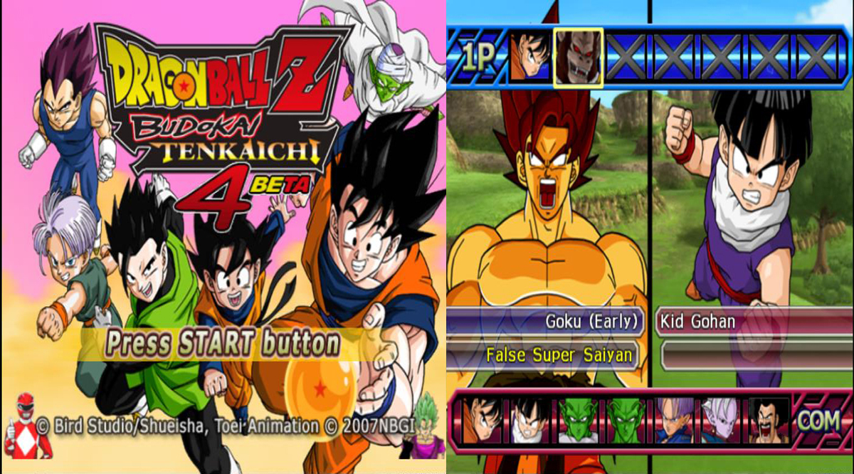 Dragon Ball Z Budokai Tenkaichi 4 Beta X PS2 ISO – PPSSPP Download