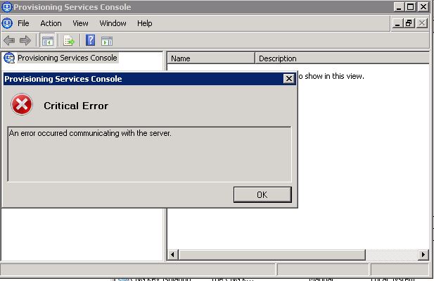 Citrix PVS: domain/user does not have access to farm ~ Gibson Online