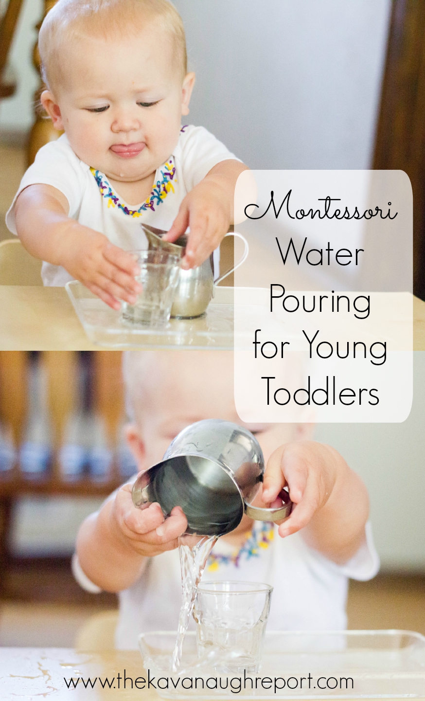 Montessori Toddler Introducing Water Pouring