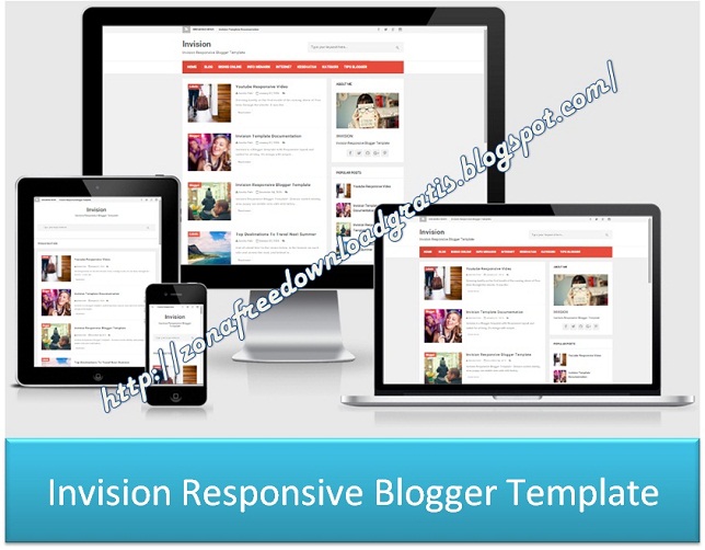 Invision Responsive Blogger Template Invision2 Responsive Blogger Template