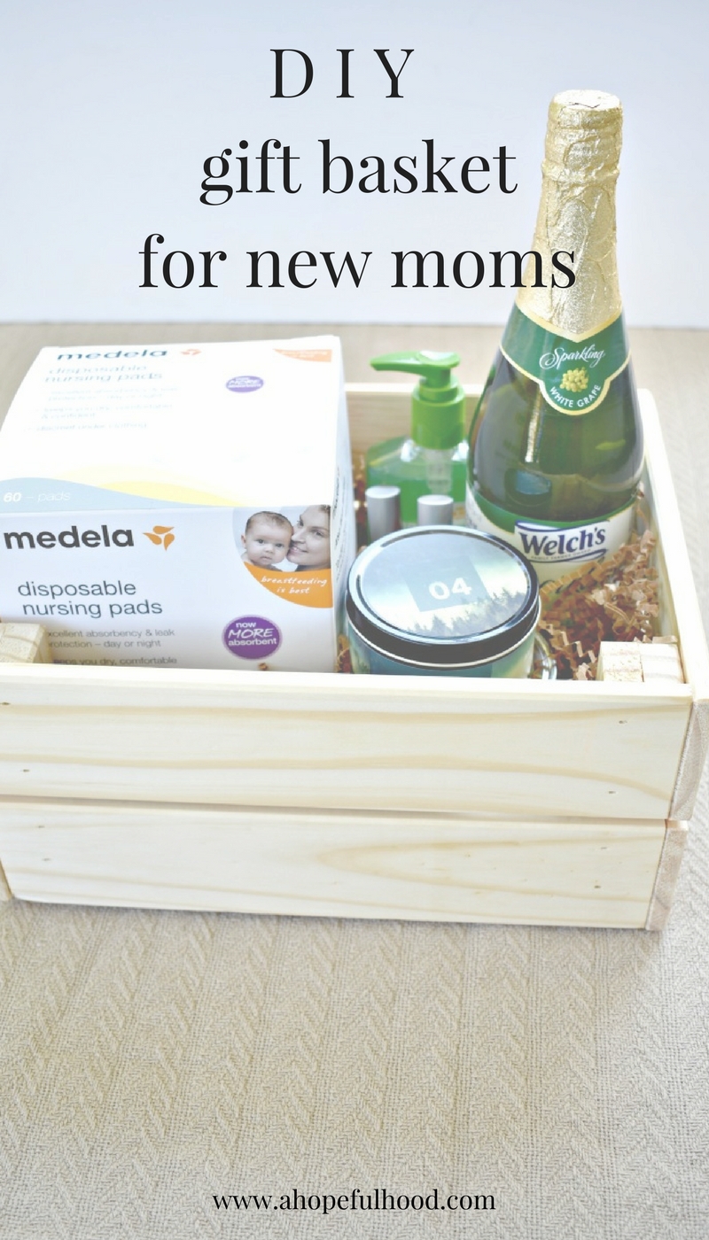 hospital basket for new mom