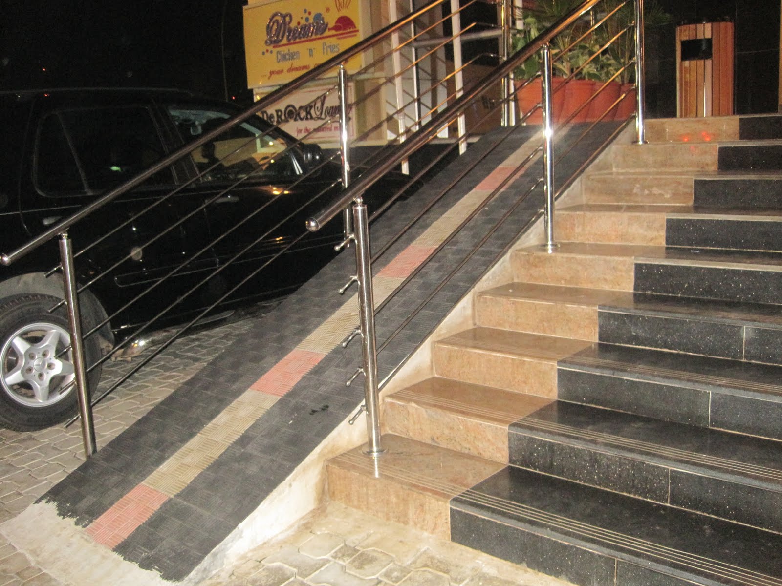 Hysteria in Nigeria Wheelchair access, Nigerian style
