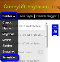 Timeslide açılır görseli